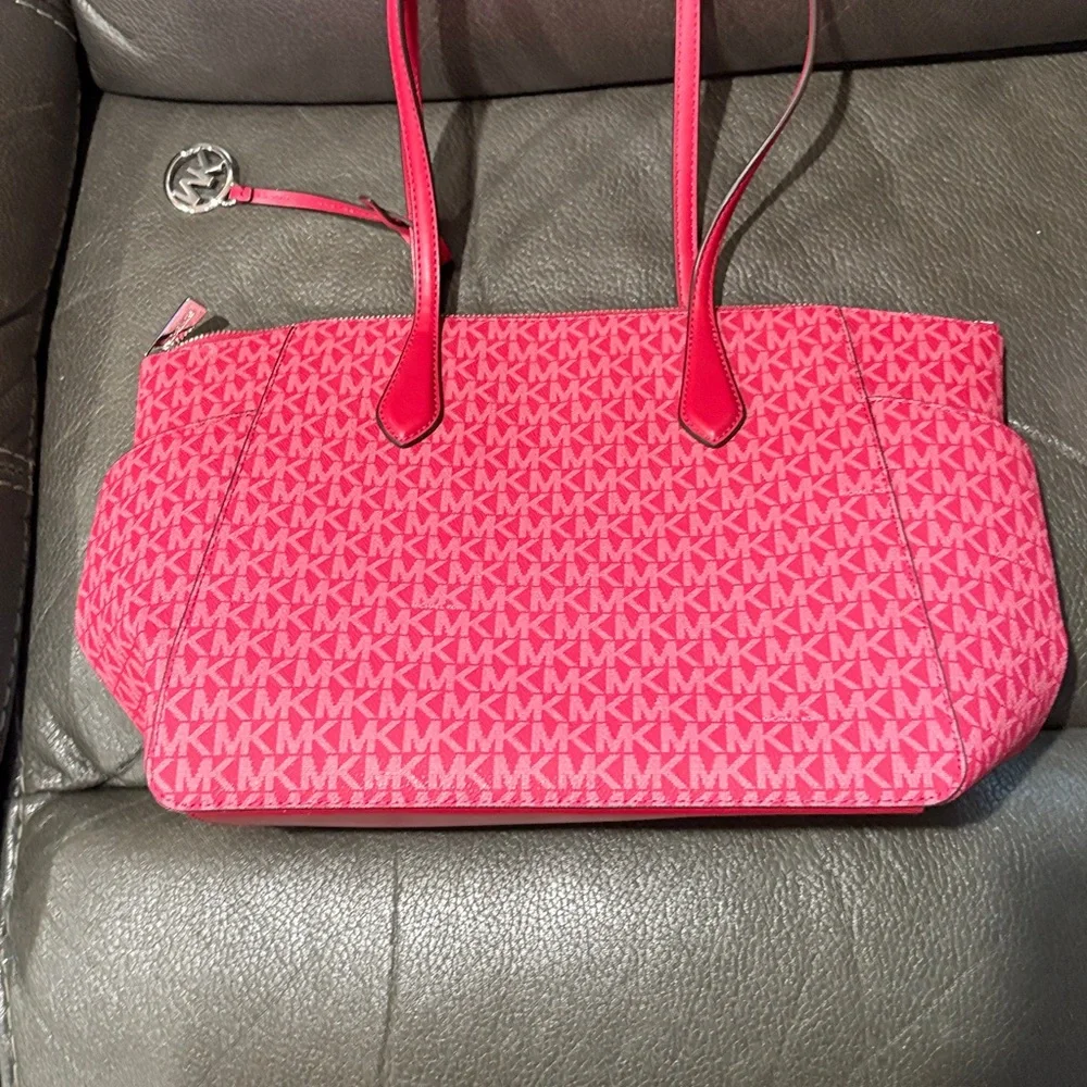 Michael kors Marlyn dark raspberry medium tote